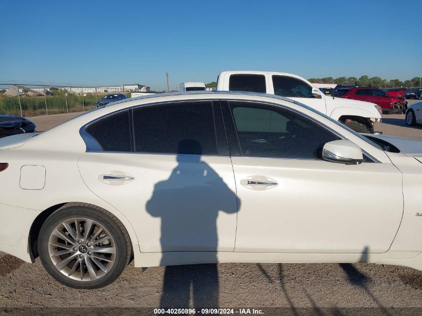 2019 Infiniti Q50 3.0T Luxe VIN: JN1EV7AP8KM543297 Lot: 40250896