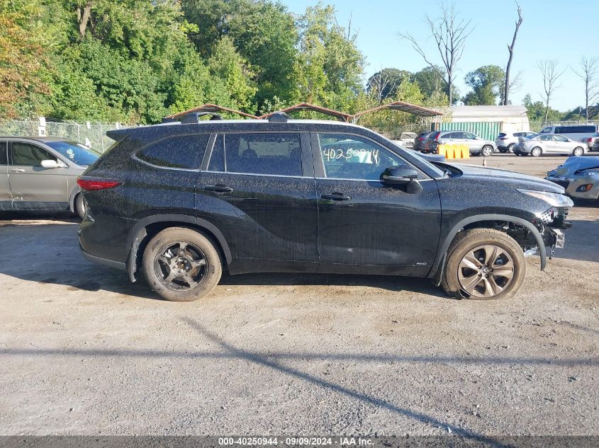 2023 TOYOTA HIGHLANDER HYBRID XLE BRONZE - 5TDABRCH8PS570940