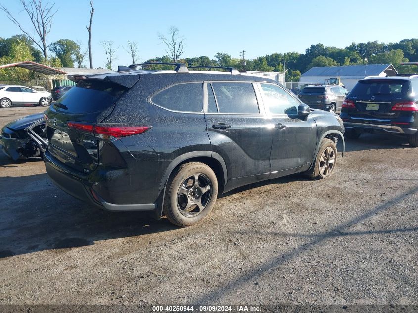 2023 TOYOTA HIGHLANDER HYBRID XLE BRONZE - 5TDABRCH8PS570940