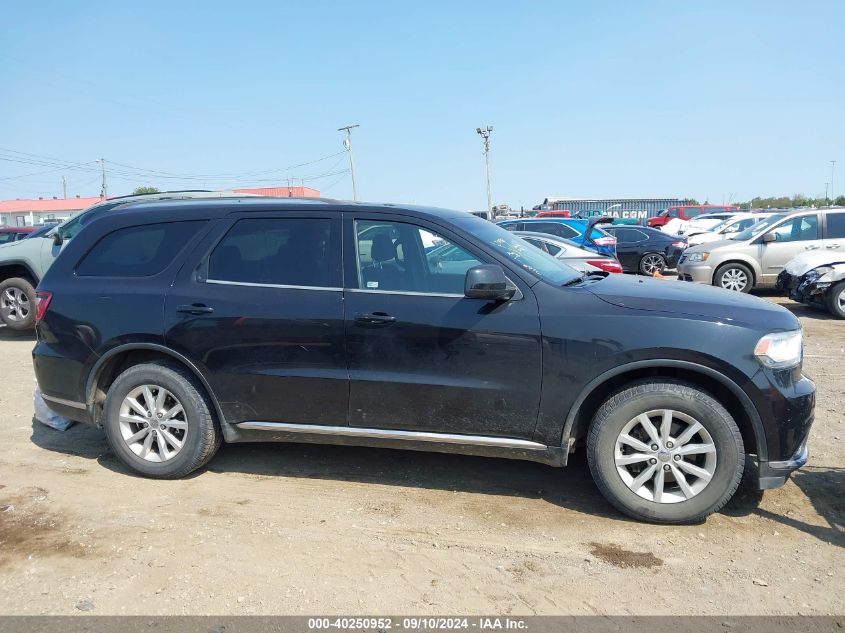 2014 Dodge Durango Sxt VIN: 1C4RDJAG7EC267607 Lot: 40250952