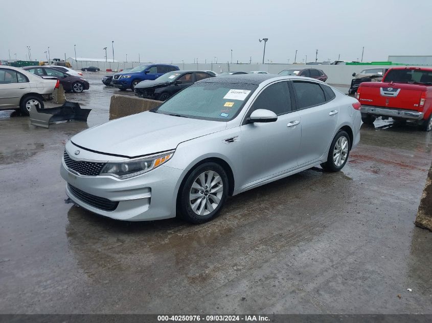 2016 Kia Optima Ex VIN: 5XXGU4L31GG057039 Lot: 40250976