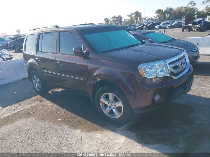 2010 Honda Pilot Ex-L VIN: 5FNYF3H69AB012145 Lot: 40250979