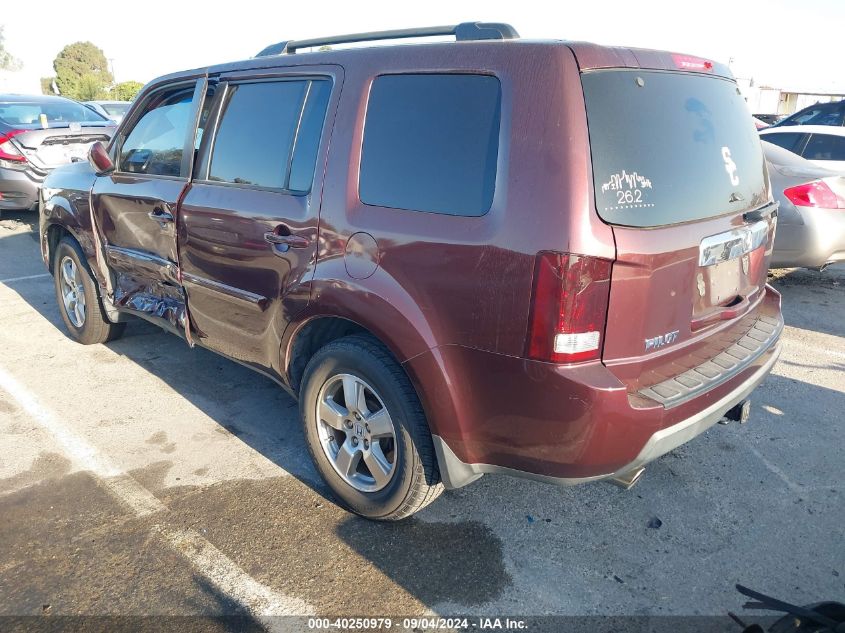 2010 Honda Pilot Ex-L VIN: 5FNYF3H69AB012145 Lot: 40250979