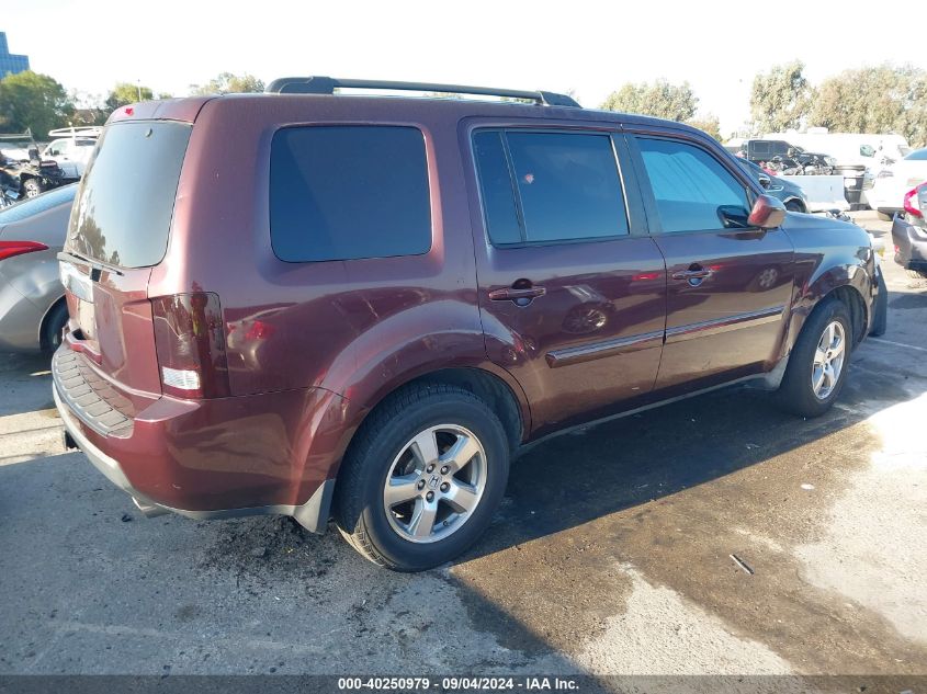 2010 Honda Pilot Ex-L VIN: 5FNYF3H69AB012145 Lot: 40250979