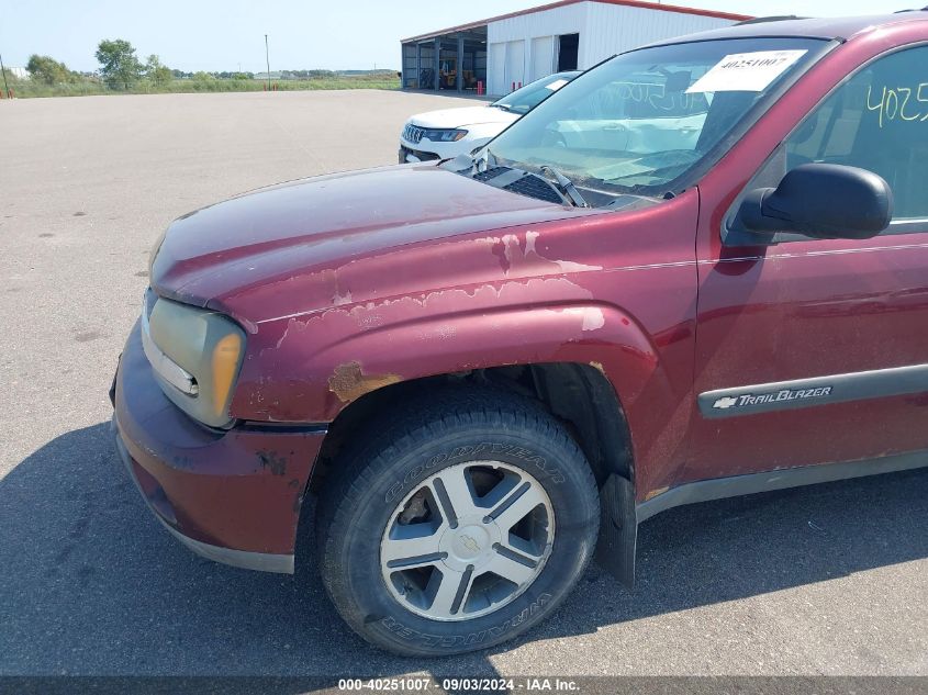 2004 Chevrolet Trailblazer Ext Ls VIN: 1GNET16SX46161218 Lot: 40251007