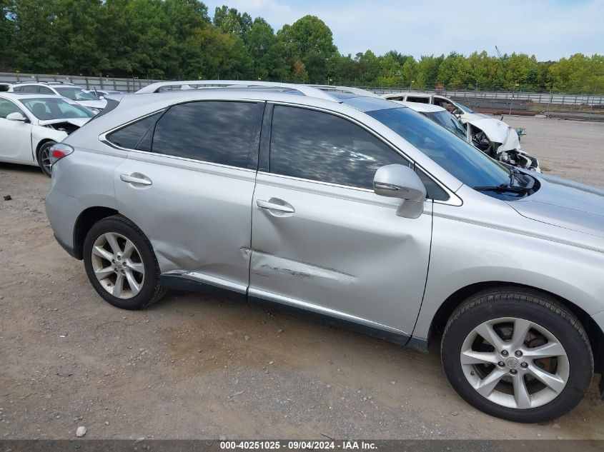 2012 Lexus Rx 350 VIN: JTJZK1BA2C2414044 Lot: 40251025