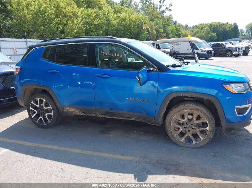 2018 Jeep Compass Limited 4X4 VIN: 3C4NJDCB3JT402879 Lot: 40251059