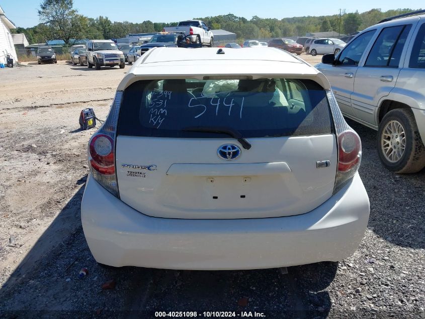 2013 Toyota Prius C One VIN: JTDKDTB3XD1549856 Lot: 40251098