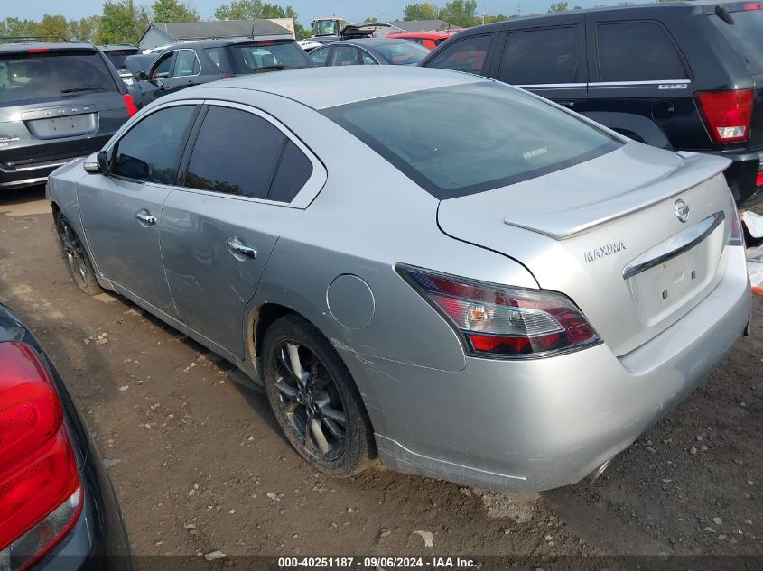 2013 Nissan Maxima 3.5 Sv VIN: 1N4AA5APXDC831199 Lot: 40251187