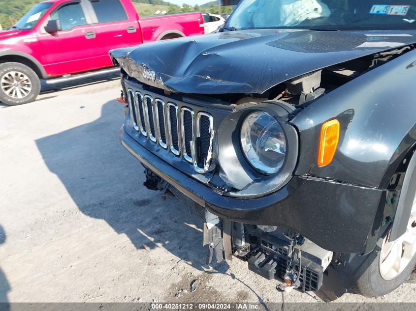 2016 Jeep Renegade Latitude VIN: ZACCJABT8GPE14994 Lot: 40251212