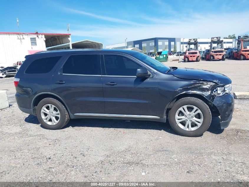 2013 Dodge Durango Sxt VIN: 1C4RDJAGXDC683181 Lot: 40251227