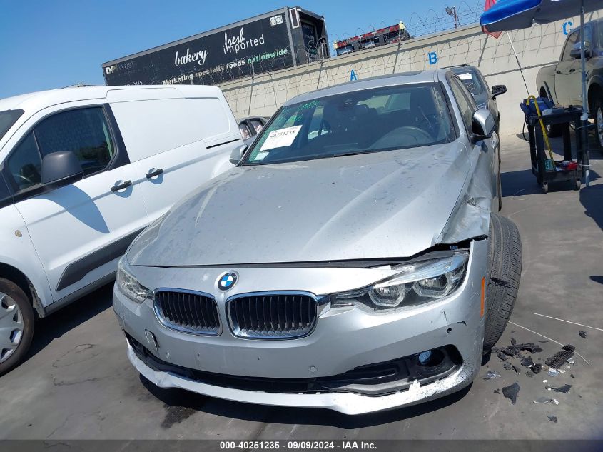 2018 BMW 320I VIN: WBA8A9C55JAH12754 Lot: 40251235