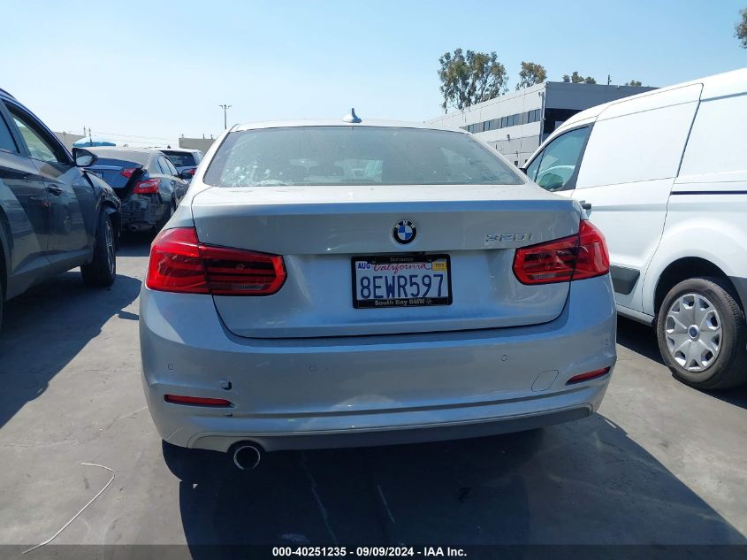 2018 BMW 320I VIN: WBA8A9C55JAH12754 Lot: 40251235