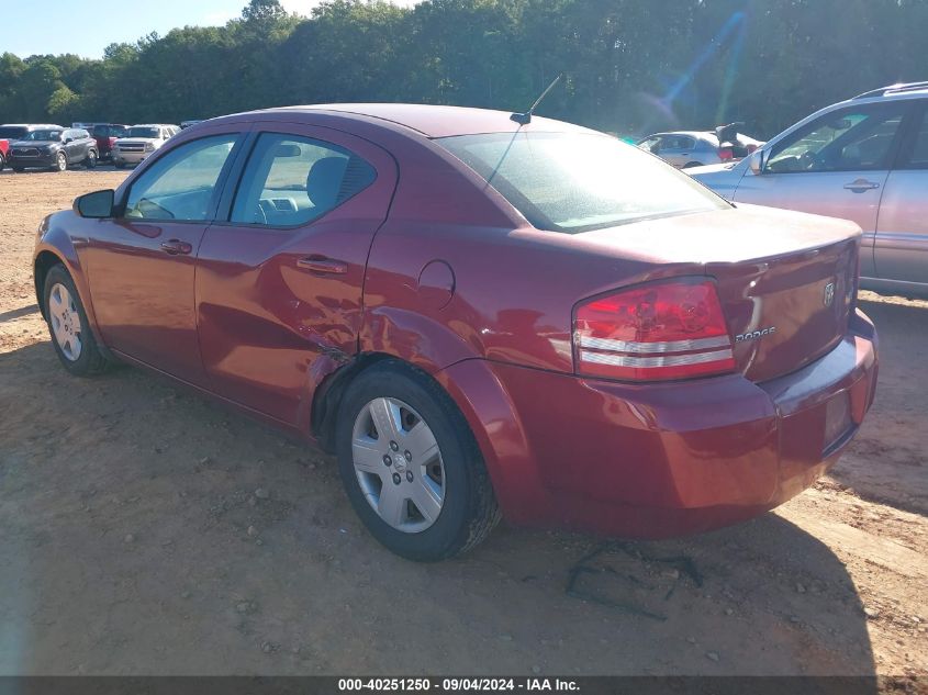 2009 Dodge Avenger Se/Sxt VIN: 1B3LC46B69N554066 Lot: 40251250