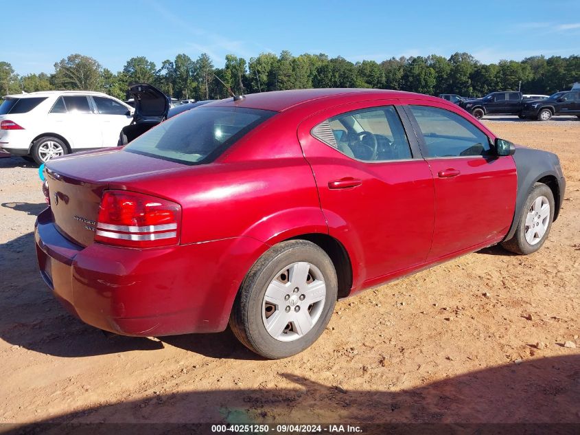 2009 Dodge Avenger Se/Sxt VIN: 1B3LC46B69N554066 Lot: 40251250