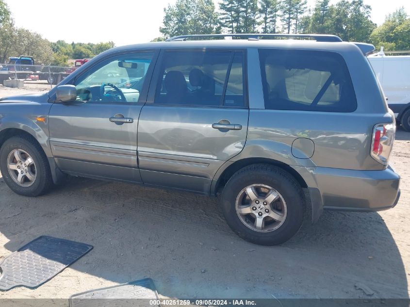 2007 Honda Pilot Ex-L VIN: 2HKYF18537H521590 Lot: 40251259