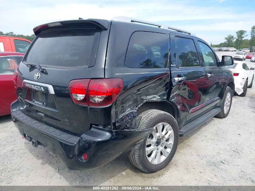 2020 Toyota Sequoia Platinum VIN: 5TDYY5G14LS074871 Lot: 40251262