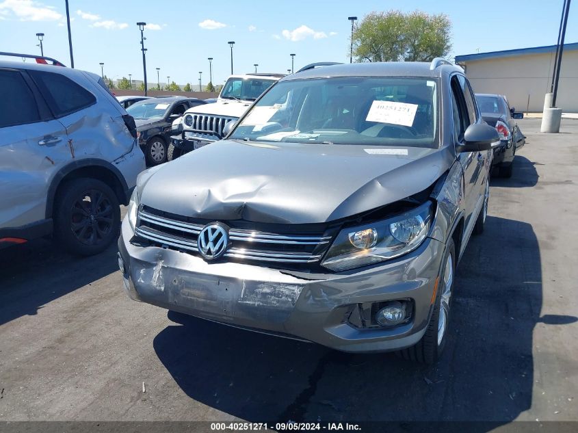 2014 Volkswagen Tiguan Se VIN: WVGAV3AX3EW598233 Lot: 40251271