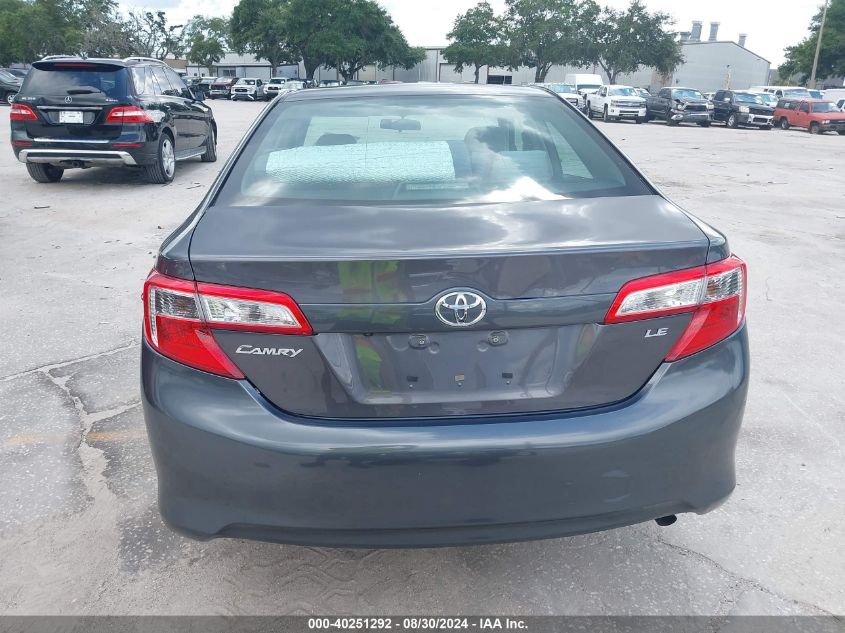 2014 Toyota Camry Le VIN: 4T1BF1FKXEU851949 Lot: 40251292