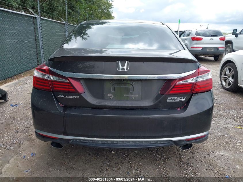 2017 Honda Accord Sport Se VIN: 1HGCR2F11HA114031 Lot: 40251304