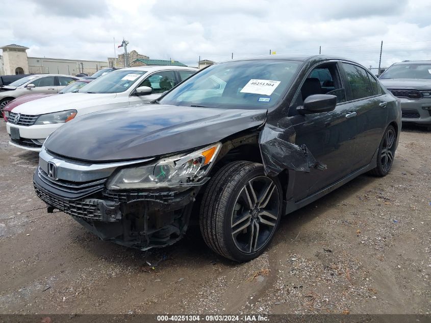 2017 Honda Accord Sport Se VIN: 1HGCR2F11HA114031 Lot: 40251304