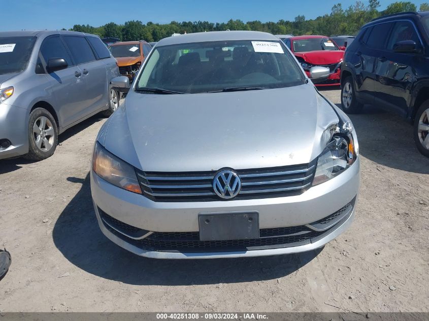 2013 Volkswagen Passat 2.5L Se VIN: 1VWBP7A33DC097573 Lot: 40251308