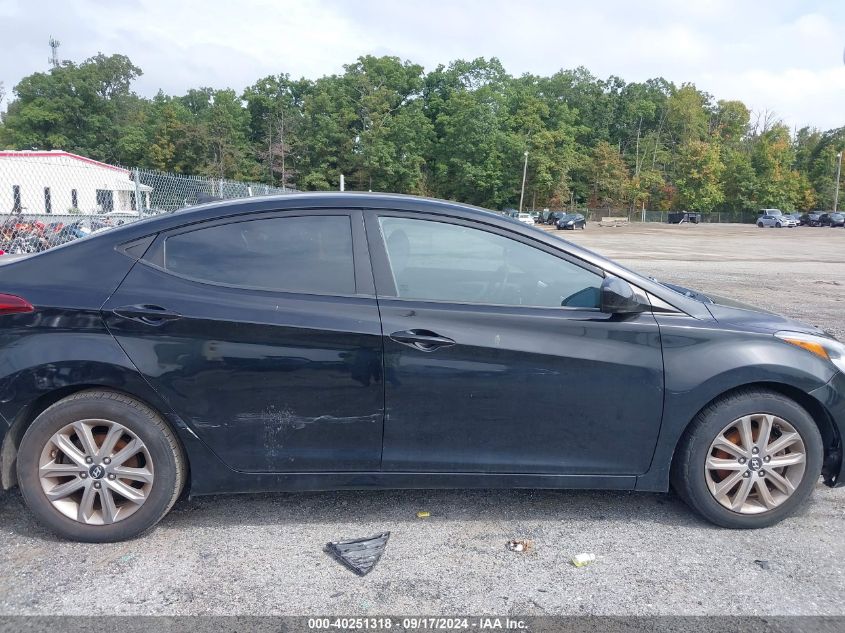 2014 Hyundai Elantra Se VIN: 5NPDH4AEXEH497922 Lot: 40251318