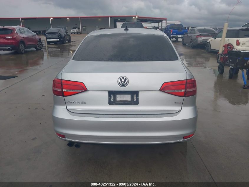 2015 Volkswagen Jetta 1.8T Se VIN: 3VWD07AJ7FM339584 Lot: 40251322