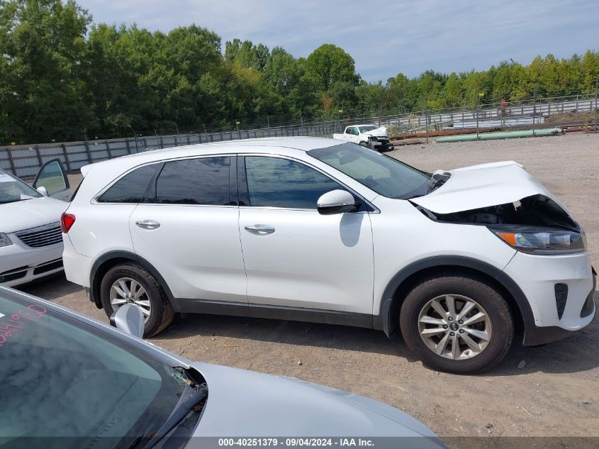 2019 Kia Sorento 2.4L L VIN: 5XYPG4A32KG599281 Lot: 40251379