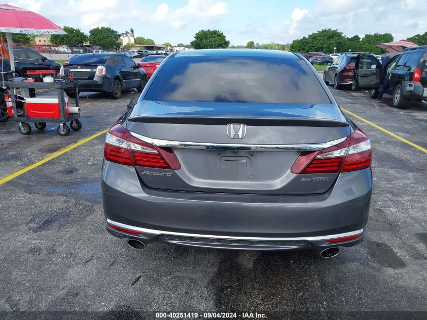 2017 Honda Accord Sedan Sport VIN: 1HGCR2F54HA277081 Lot: 40251419