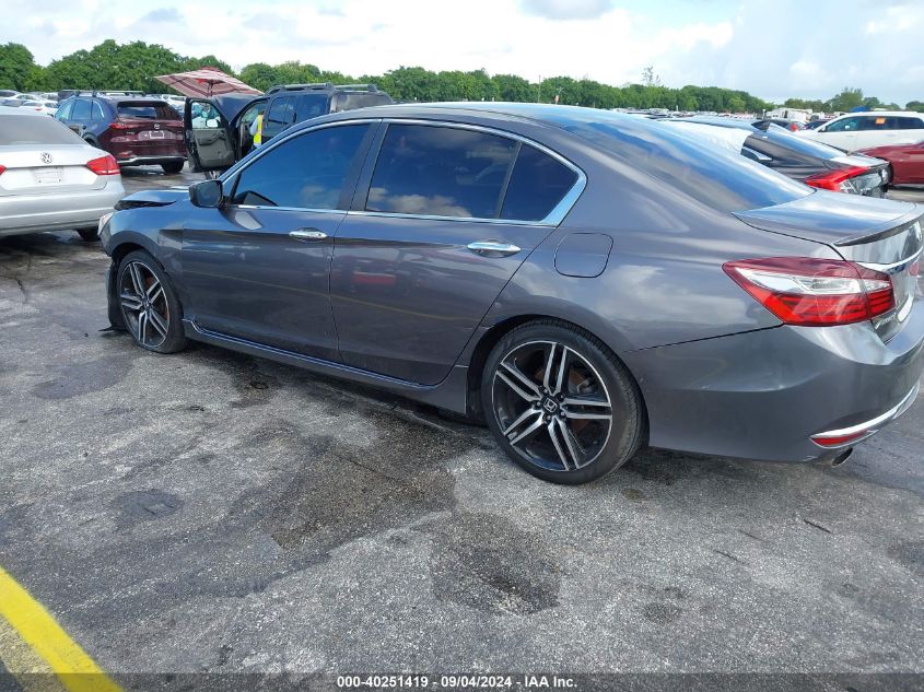 2017 Honda Accord Sedan Sport VIN: 1HGCR2F54HA277081 Lot: 40251419