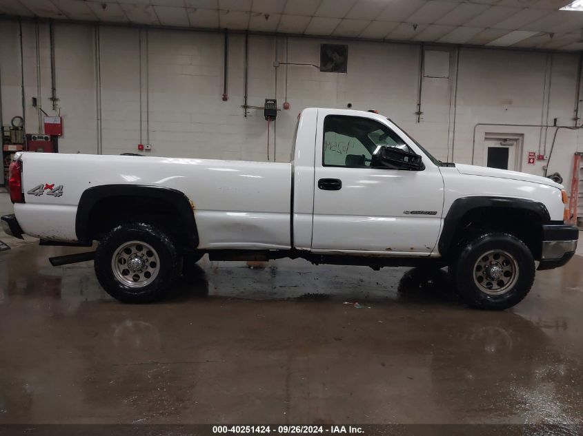 2006 Chevrolet Silverado 2500Hd Work Truck VIN: 1GCHK24U66E129474 Lot: 40251424