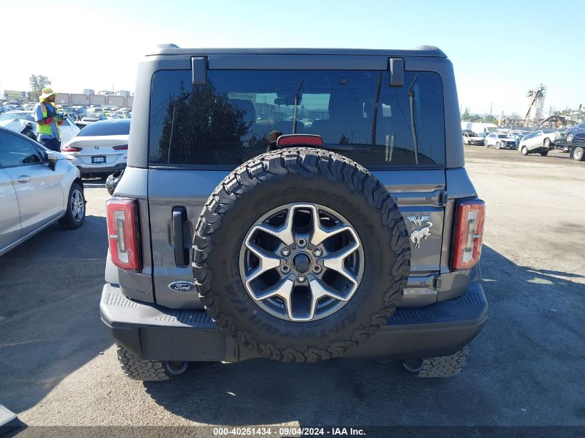 2022 Ford Bronco Badlands VIN: 1FMEE5DP8NLB91356 Lot: 40251434