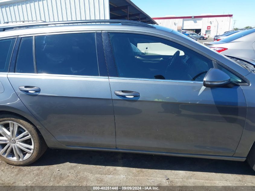2015 VOLKSWAGEN GOLF SPORTWAGEN TDI SE 4-DOOR - 3VWCA7AU1FM504497