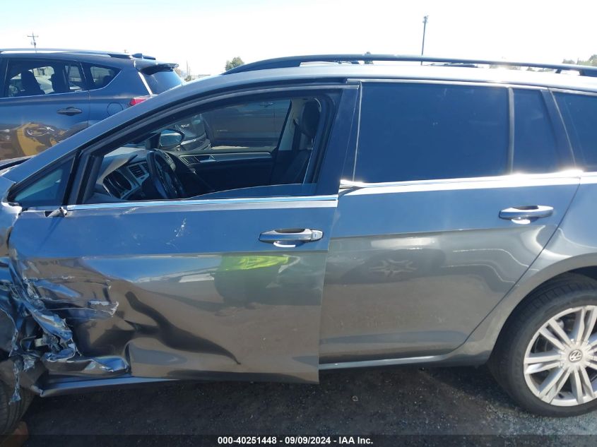 2015 VOLKSWAGEN GOLF SPORTWAGEN TDI SE 4-DOOR - 3VWCA7AU1FM504497