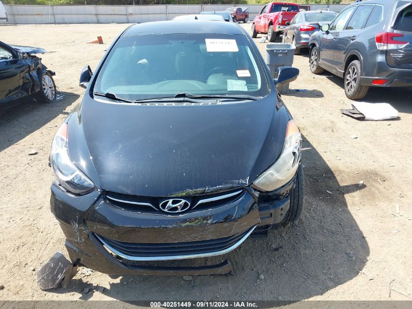 2013 Hyundai Elantra Gls VIN: KMHDH4AE5DU494930 Lot: 40251449