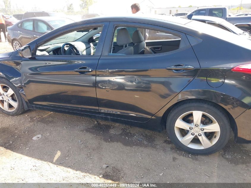 2013 Hyundai Elantra Gls VIN: KMHDH4AE5DU494930 Lot: 40251449