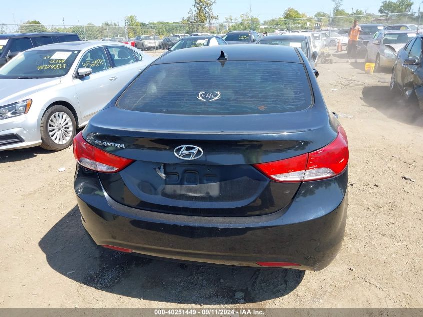 2013 Hyundai Elantra Gls VIN: KMHDH4AE5DU494930 Lot: 40251449