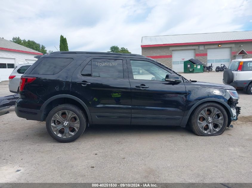 2018 Ford Explorer Sport VIN: 1FM5K8GT7JGB01510 Lot: 40251530