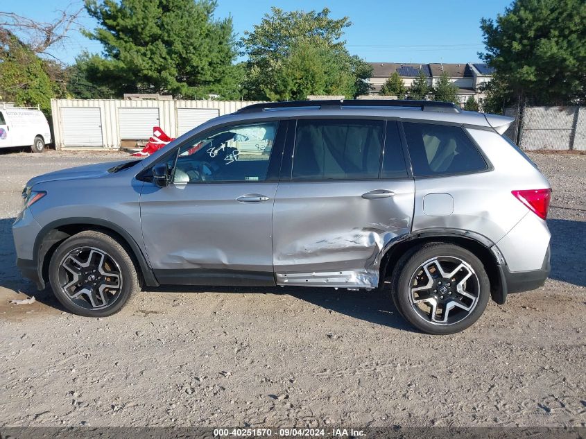 2023 Honda Passport Awd Elite VIN: 5FNYF8H0XPB018649 Lot: 40251570