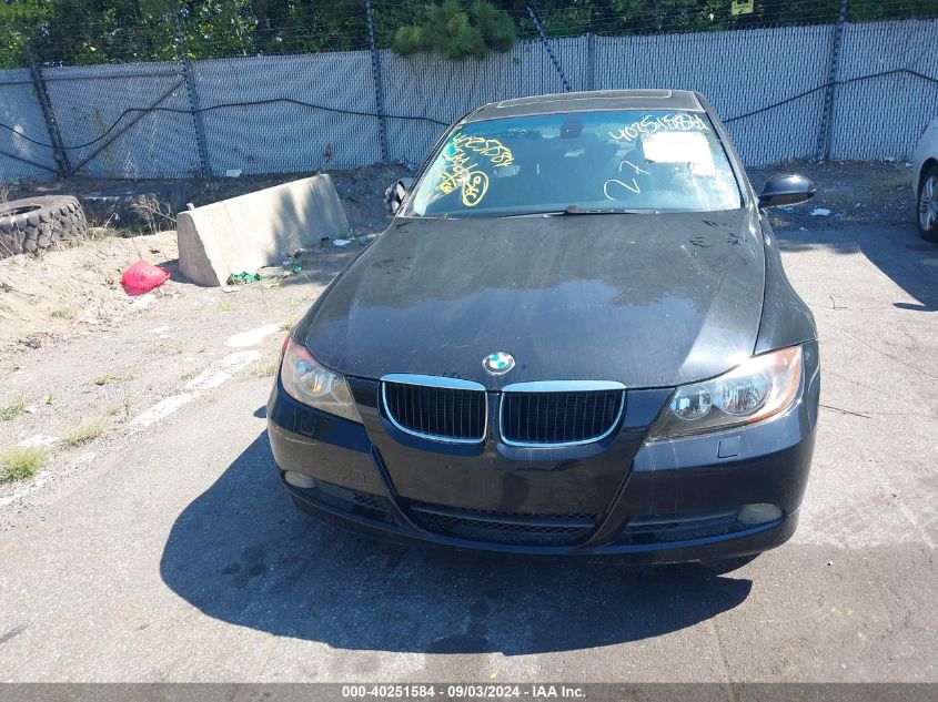 2007 BMW 328Xi VIN: WBAVC93557KX61238 Lot: 40251584