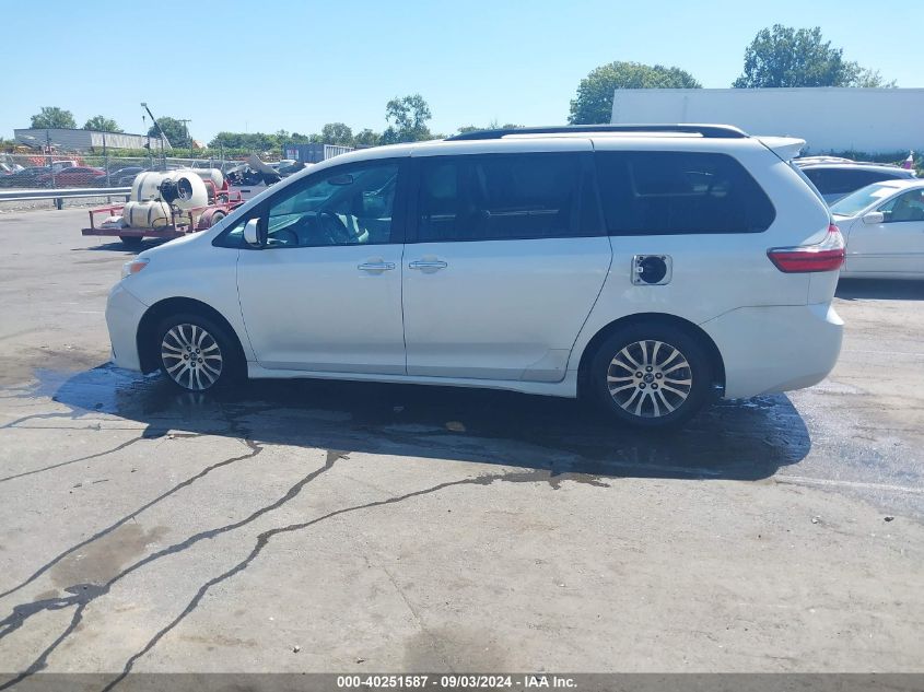 2018 Toyota Sienna Xle 8 Passenger VIN: 5TDYZ3DC0JS908980 Lot: 40251587