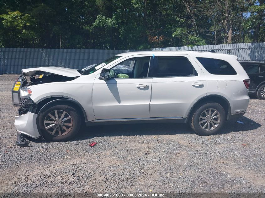 2018 Dodge Durango Sxt Awd VIN: 1C4RDJAG2JC463111 Lot: 40251600