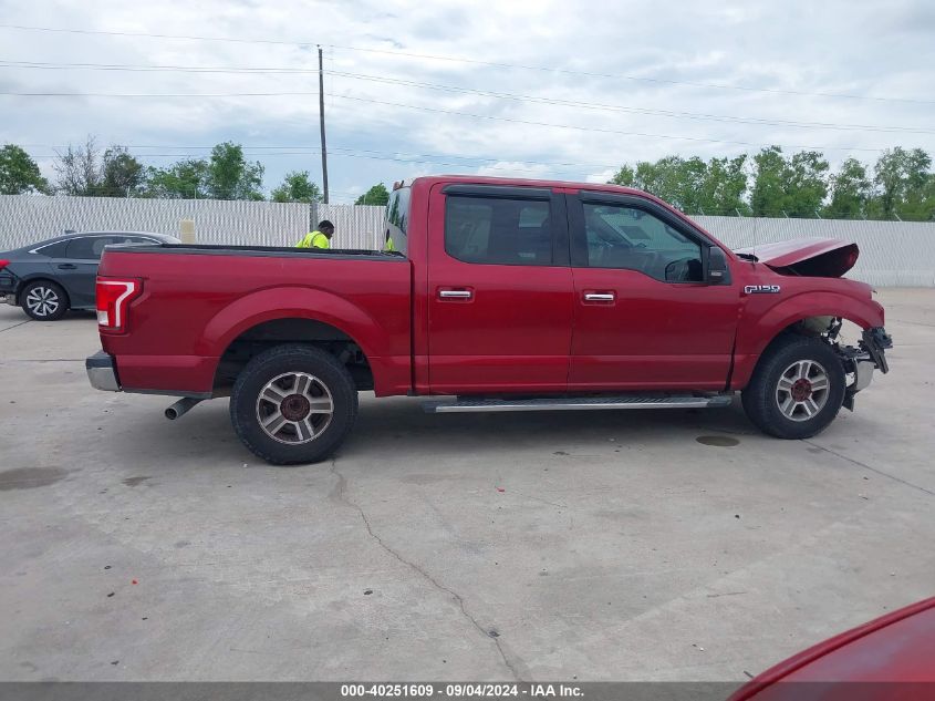 2015 Ford F-150 Xlt VIN: 1FTEW1CF8FFA78929 Lot: 40251609