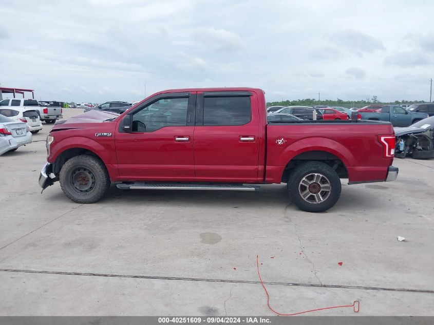 2015 Ford F-150 Xlt VIN: 1FTEW1CF8FFA78929 Lot: 40251609