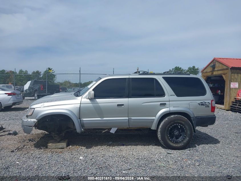 2000 Toyota 4Runner Limited VIN: JT3HN87R7Y0296495 Lot: 40251613