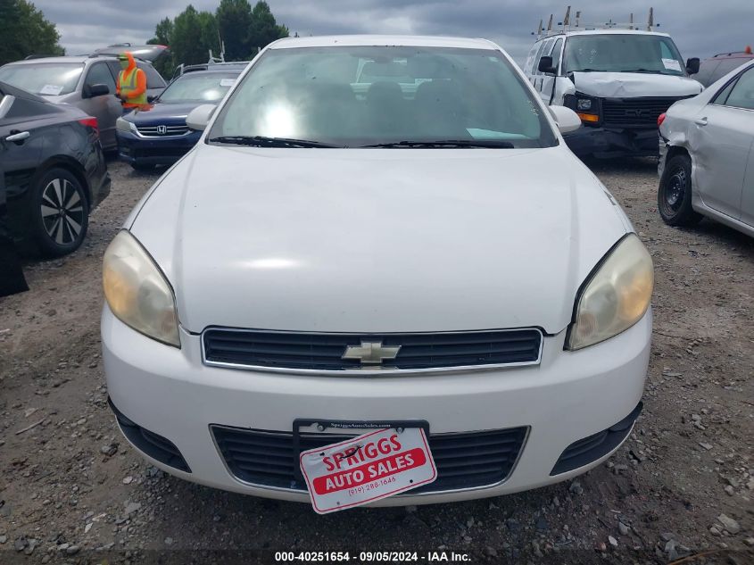 2006 Chevrolet Impala Ltz VIN: 2G1WU581169121460 Lot: 40251654