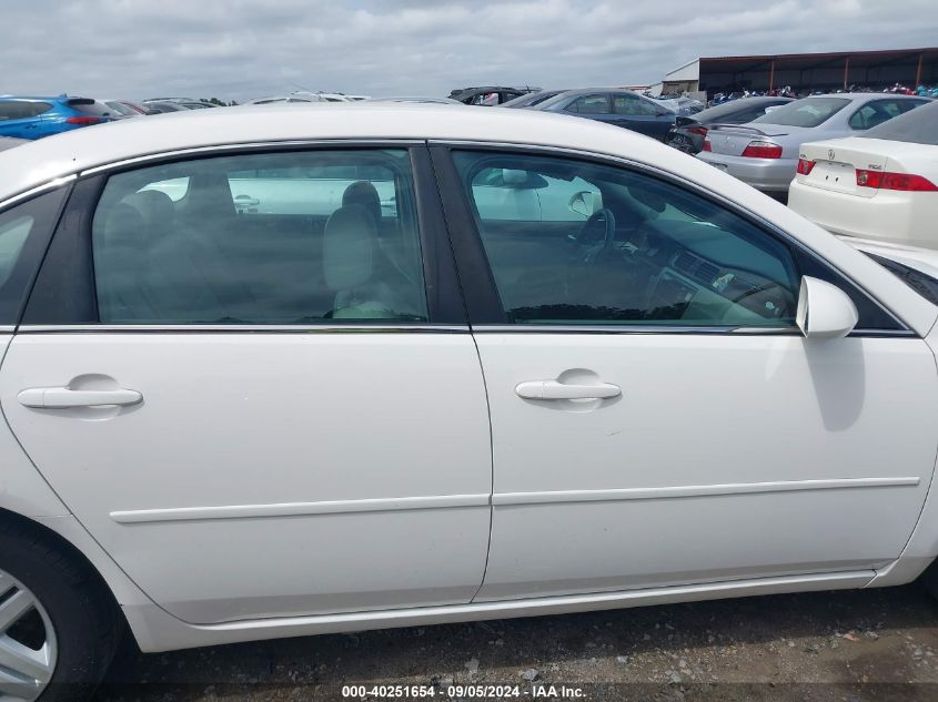 2006 Chevrolet Impala Ltz VIN: 2G1WU581169121460 Lot: 40251654