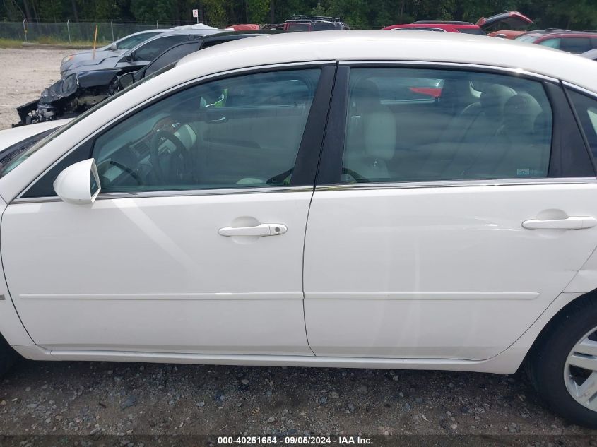 2006 Chevrolet Impala Ltz VIN: 2G1WU581169121460 Lot: 40251654