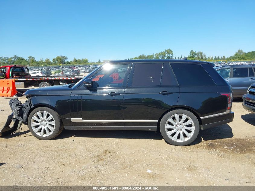 2017 Land Rover Range Rover 5.0L V8 Supercharged VIN: SALGS2FE1HA369746 Lot: 40251681